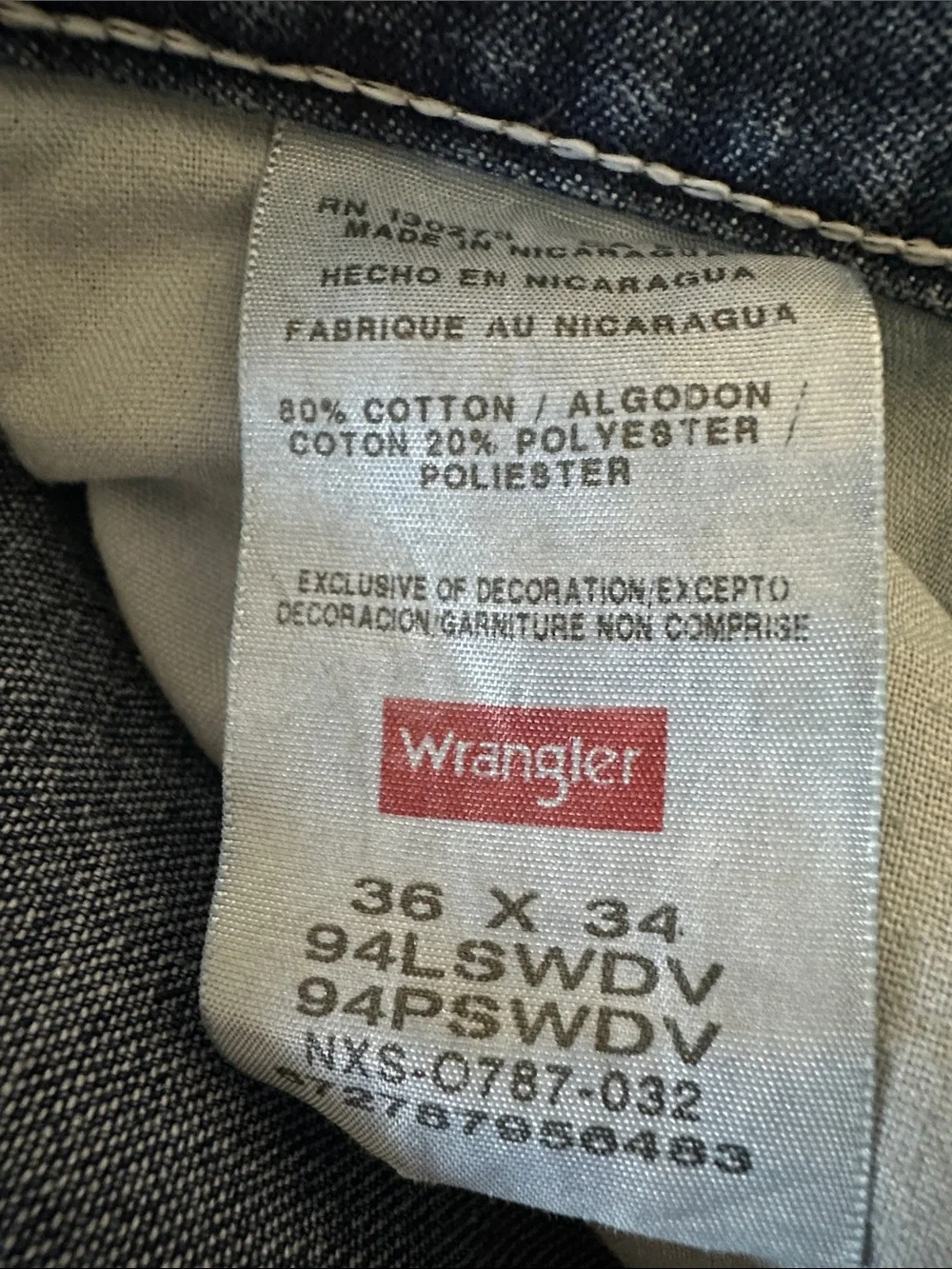 Wrangler Carpenter Jeans 36/34